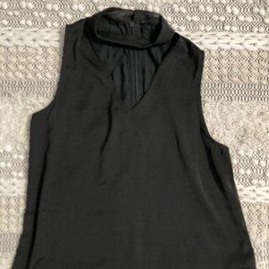 BNWT - Black Satin Blouse